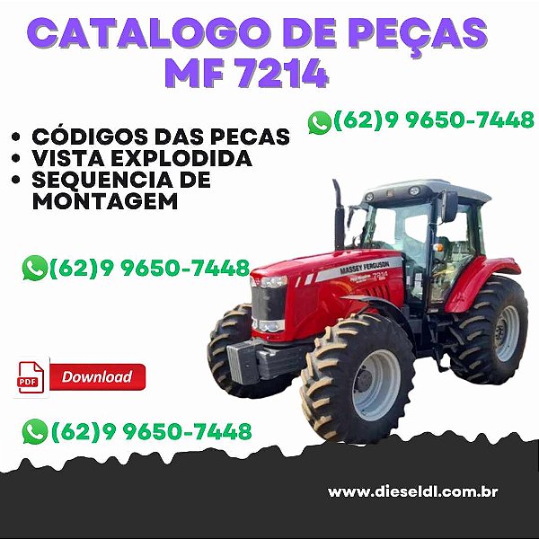 CATÁLOGO DE PEÇAS  TRATOR MF 7214
