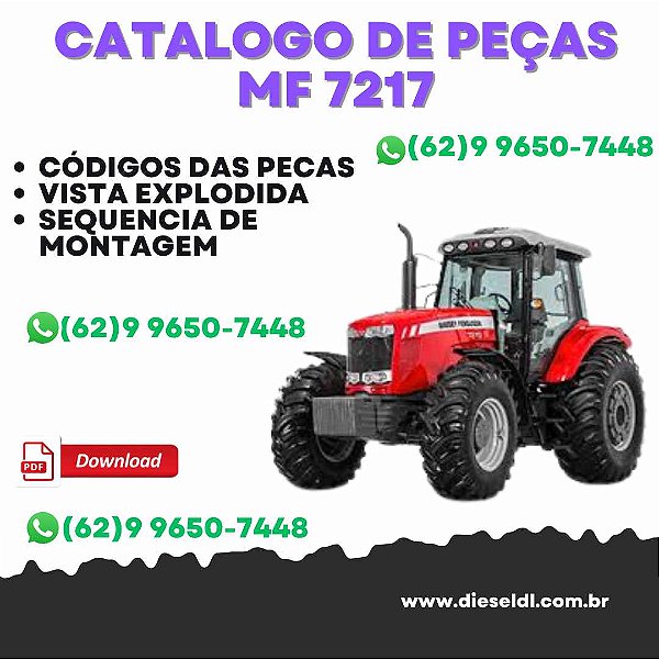 CATÁLOGO DE PEÇAS  TRATOR MF 7217