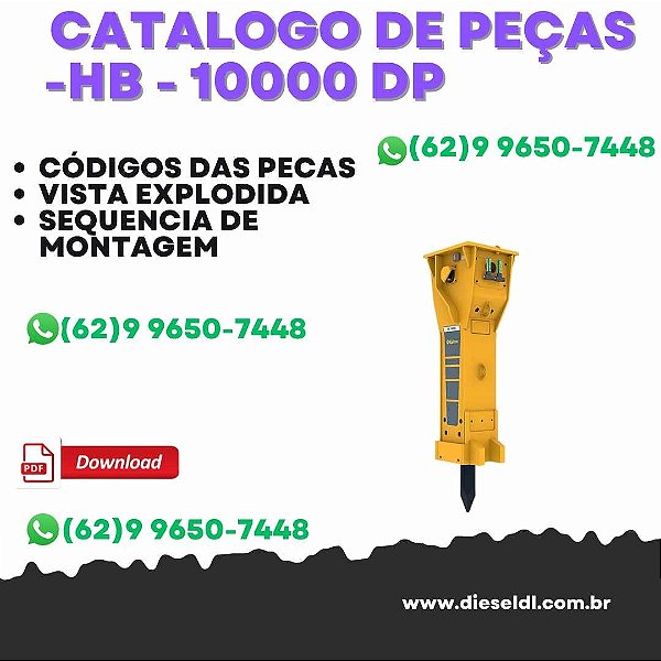 Catálogo de Peças Atlas Copco - HB - 10000 DP