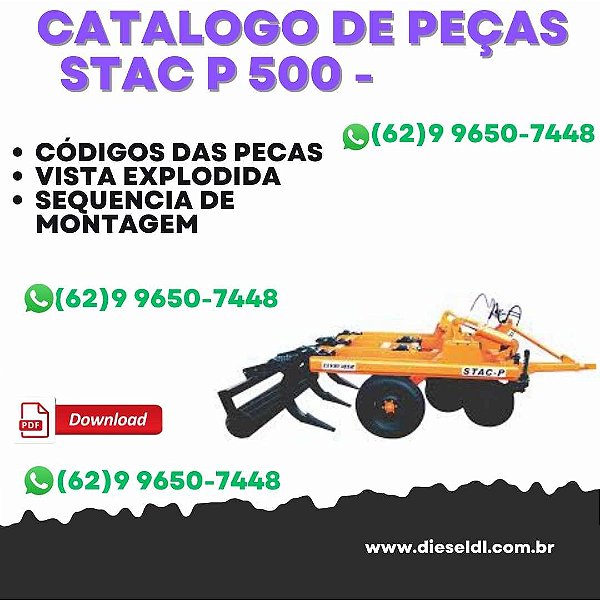 Catálogo de Peças - Civemasa - Stac P 500 - Subsolador
