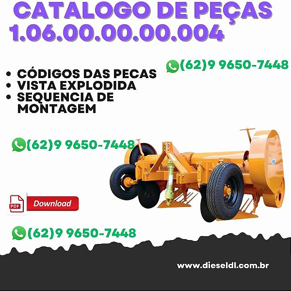 Catálogo de Peças DMB Eliminador Mecanico de Soqueira 1.06.00.00.00.004