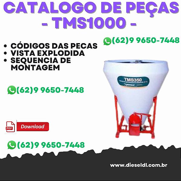 Catálogo de Peças Trevisan - TMS1000 - Trator e Misturador de Sementes