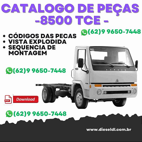 Catálogo de Peças Agrale - 8500 TCE - Caminhão