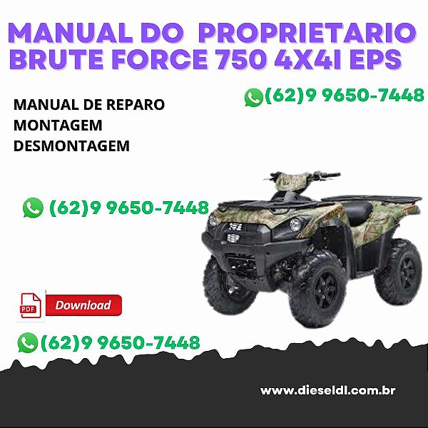 Manual do Proprietario Kawasaki - Brute Force 750 4x4i EPS