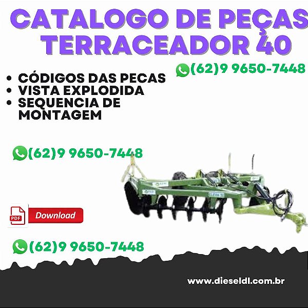 Catálogo de Peças EcoAgrícola - Eleva - Terraceador 40