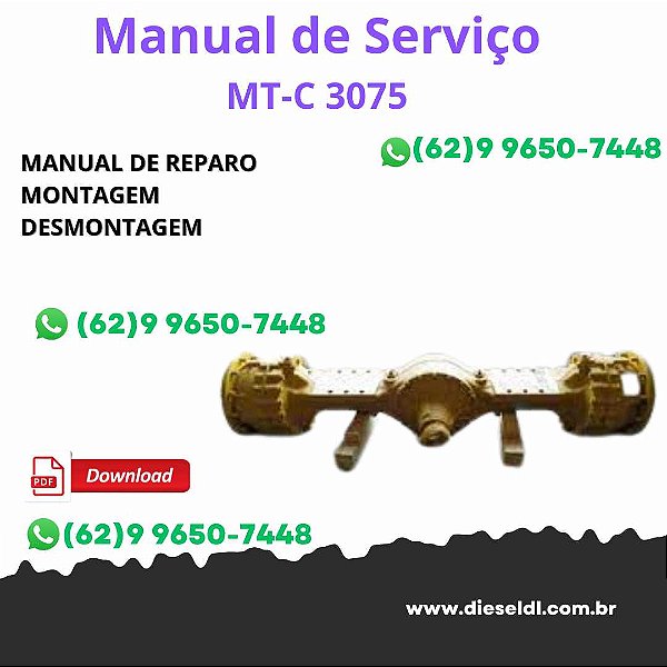 Manual de Serviço Eixo ZF Multitrac - MT-C 3075