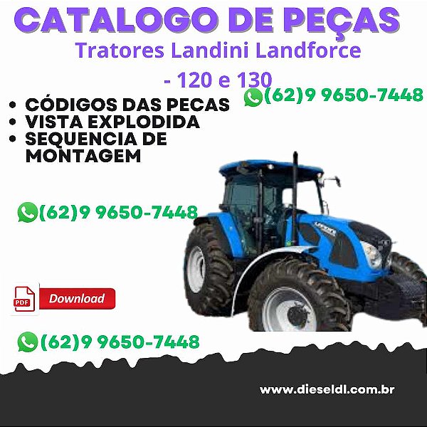 Catálogo de Peças Tratores Landini Landforce - 120 e 130