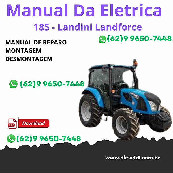 Manual Da Eletrica e Hidraulica Tratores 125 - 135 - 145 - 165 - 185 - Landini Landforce