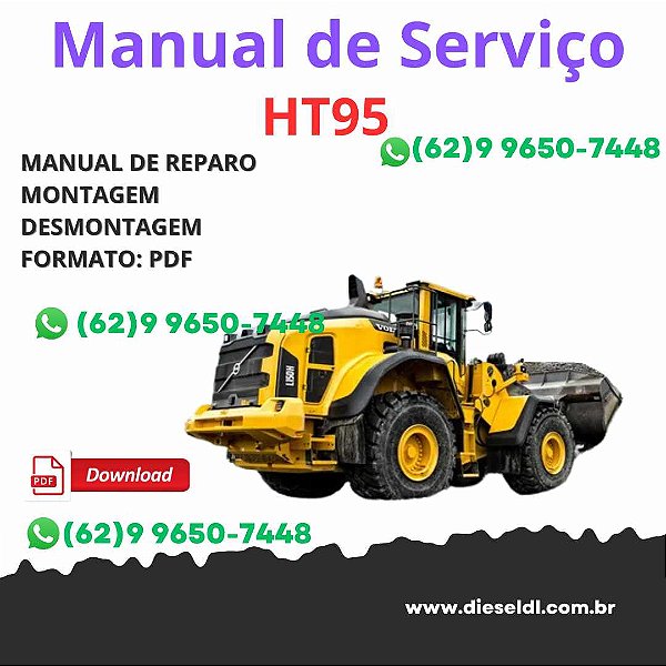 Manual Serviço Oficina Transmissão Volvo HT95 – Arquivo em PDF