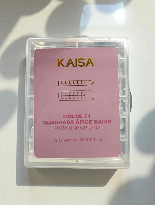 Molde F1 Quadrada Ápice Baixo Kaisa Nails