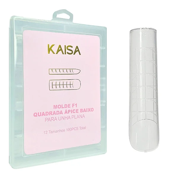 Molde F1 Quadrada Ápice Baixo Kaisa Nails
