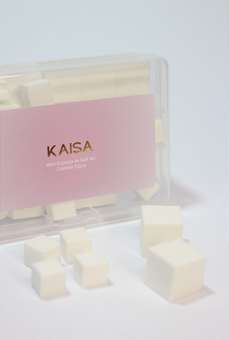 Kit Mini Esponja Kaisa Nails 52Pcs
