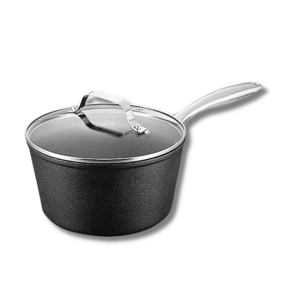 Panela Antiaderente Revestimento Titânio Indução 20 cm Black Rock - Mimo Style