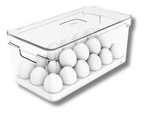 Porta Ovos Organizador Geladeira 36 Unds Clear Fresh Branco - OU