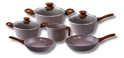 Jogo De Panelas Indução Kit 6 Peças Style Cook Grafito - Mimo Style