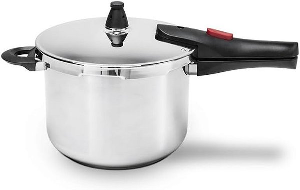 Panela De Pressão Inox Indução 6 Litros 2 Anos De Garantia