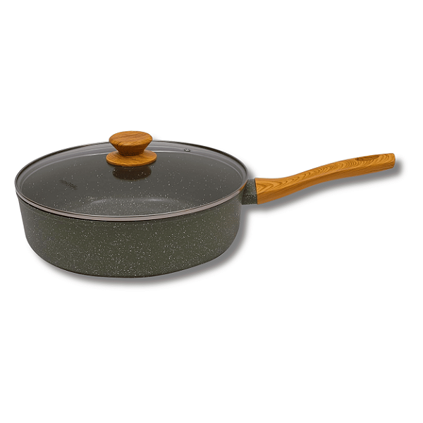 Frigideira Funda c/ Tampa Style Cook Esmeralda 28 cm - Mimo Style