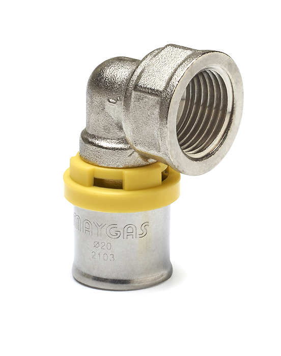 COTOVELO/JOELHO PEX COM ROSCA FÊMEA 32 x 3/4"