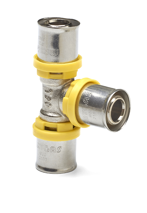 TÊ COM REDUÇÃO PEX 25 x 16 x 25