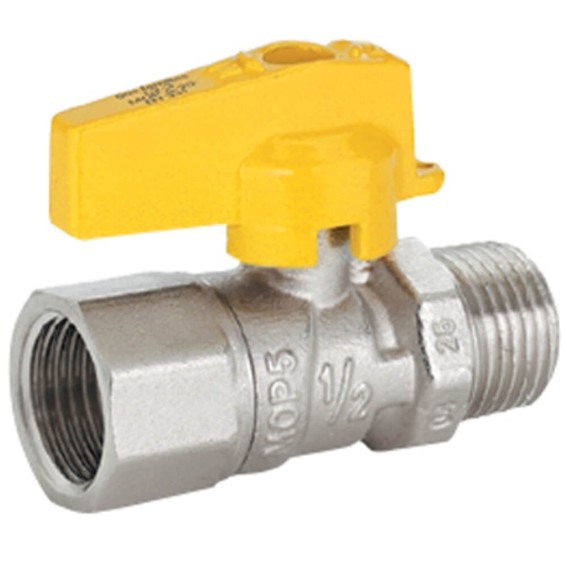 REGISTRO/VÁLVULA RETA MACHO FÊMEA COM PASSAGEM REDUZIDA 1/2"