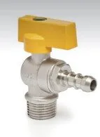 REGISTRO/VÁLVULA ANGULAR MACHO COM ESPIGÃO COM PASSAGEM REDUZIDA 1/2" x 3/8"