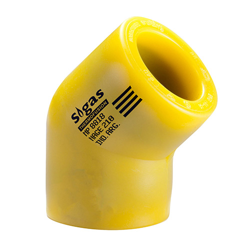 SGT JOELHO/COTOVELO 45º TERMOFUSÃO - 63 MM