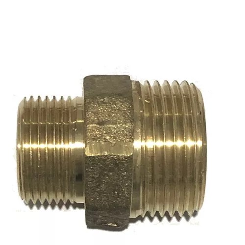 UNIÃO NIPLE LATÃO REDUÇÃO - 1" NPT X 3/4" NPT