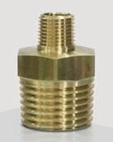 ADAPTADOR/NIPLE/UNIÃO - 1/2"NPT MACHO X 1/8"