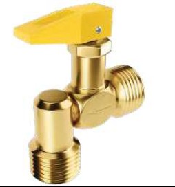 VÁLVULA/REGISTRO  CORTA FOGO 90º - 1/2" NPT M X 1/2" BSP M