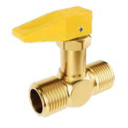 VÁLVULA/REGISTRO  CORTA FOGO RETO - 3/8" NPT M X 1/2" NPT M