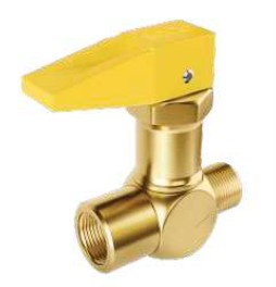 VÁLVULA/REGISTRO  CORTA FOGO RETO - 1/8" NPT F X 1/8" NPT M