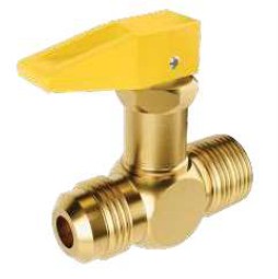 VÁLVULA/REGISTRO  CORTA FOGO RETO - 3/8" NPT M X 3/8" SAE M