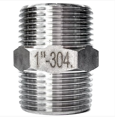Conexão Niple 1" BSP Aço Inox 304