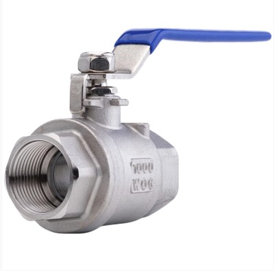 Válvula Esfera 3/4" BSP Aço Inox 304 com Vedação PTFE 1000PSI