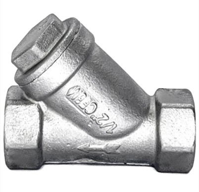 Filtro Y 1/2" BSP Aço Inox 316