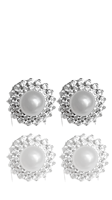 Brinco Tiana Pérola Prata