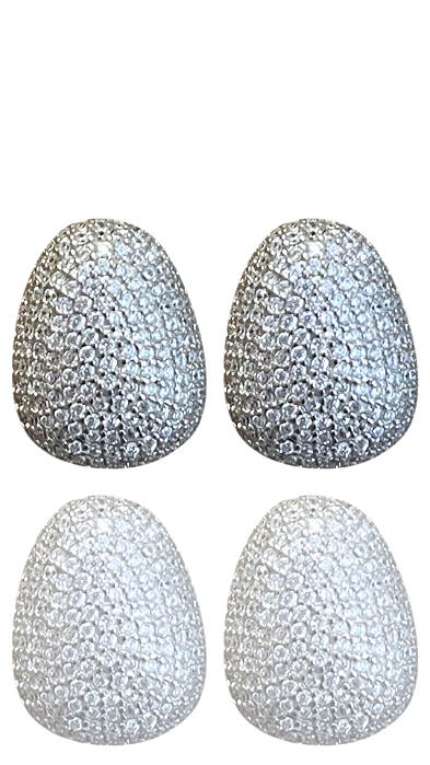 Brinco Anita Cravejado Prata