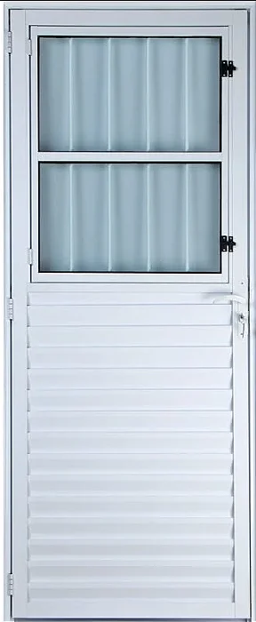 Porta de Alumínio Postigo Linha Premium