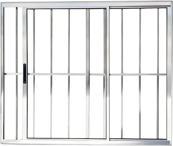 Vitro de Aluminio 2 Folhas Com Grade Linha Premium