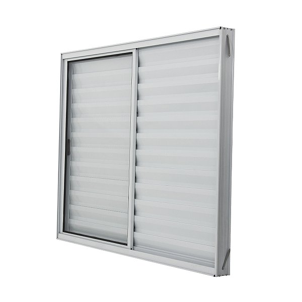 Veneziana de Aluminio 3 Folhas Sem Grade Linha Leve