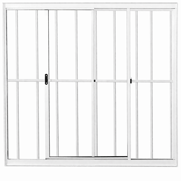 Vitro de Aluminio 2 Folhas Com Grade Linha Leve