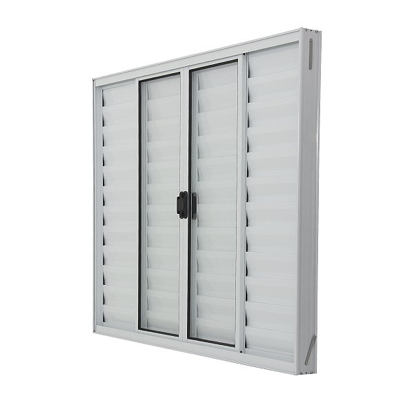 Veneziana de Alumínio 6 Folhas Sem Grade Linha Leve