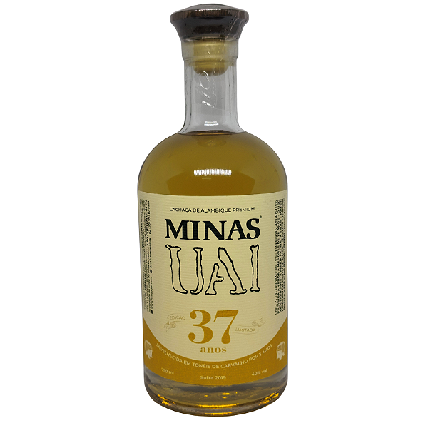 Cachaça Minas Uai Especial 37 Anos Carvalho 750ml