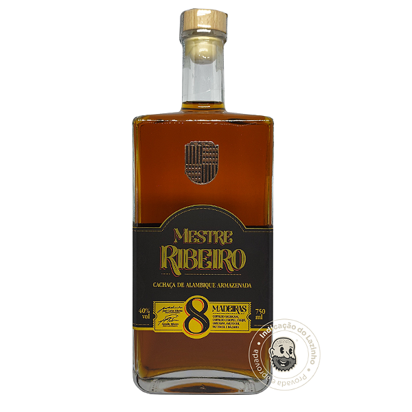 Cachaça Mestre Ribeiro 8 Madeiras 750ml