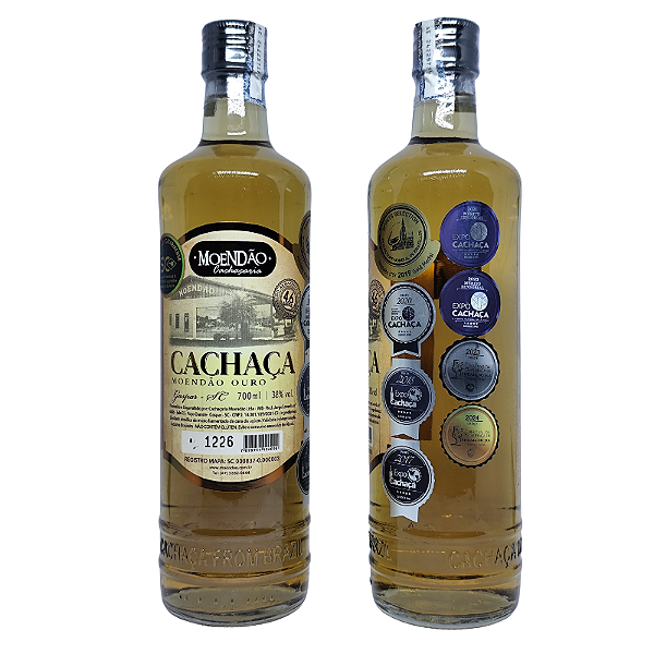 Cachaça Moendão Ouro - 700ml