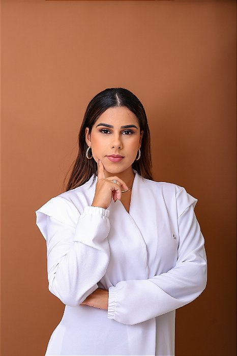 Jaleco Double Feminino - Branco
