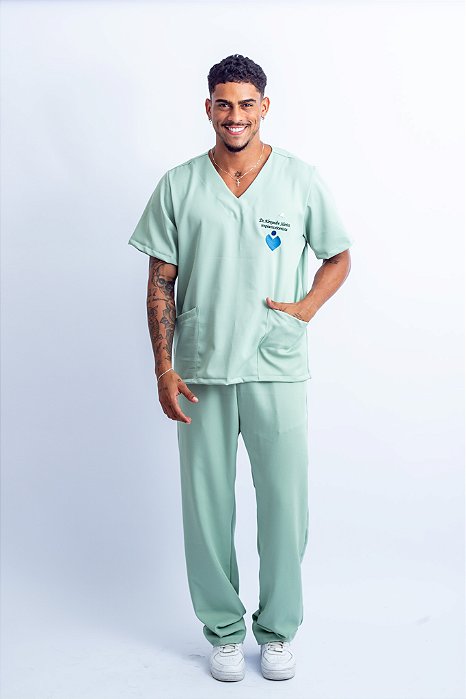 Scrub Man - Branco.
