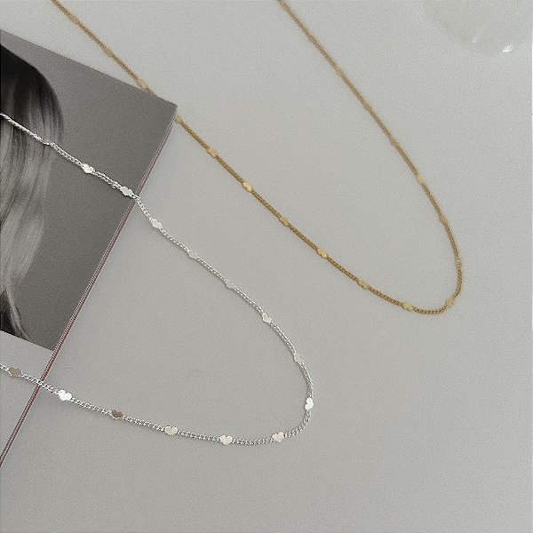 Choker chapinhas de Corações
