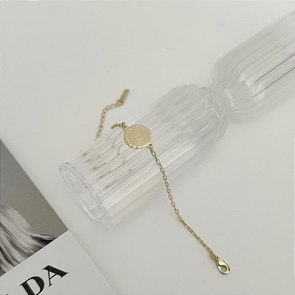 Pulseira medalha do Pai Nosso