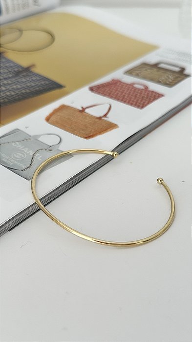 Bracelete fino liso